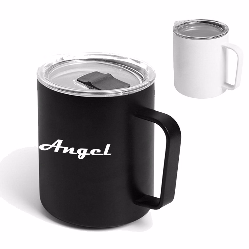 12oz Insulated Stainless Steel Mug w/ Handle