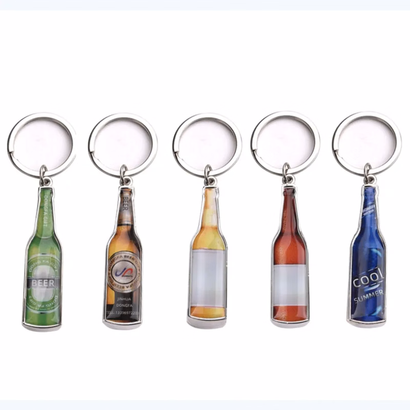Liquor Bottle Opener Keychain