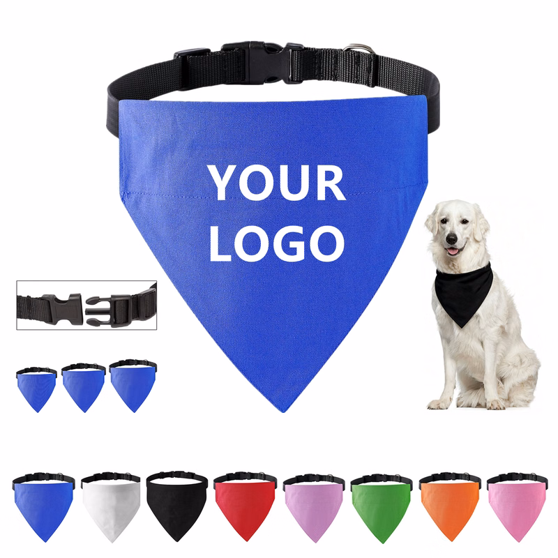 Adjustable Quick-Release Dog Collar Scarf