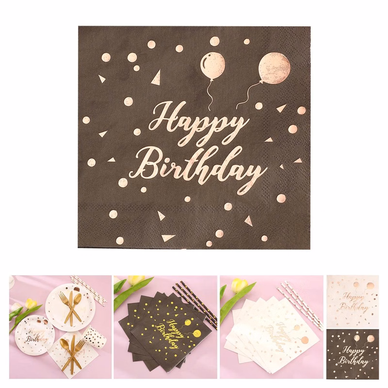 Square Beverage Napkins for Party Tables