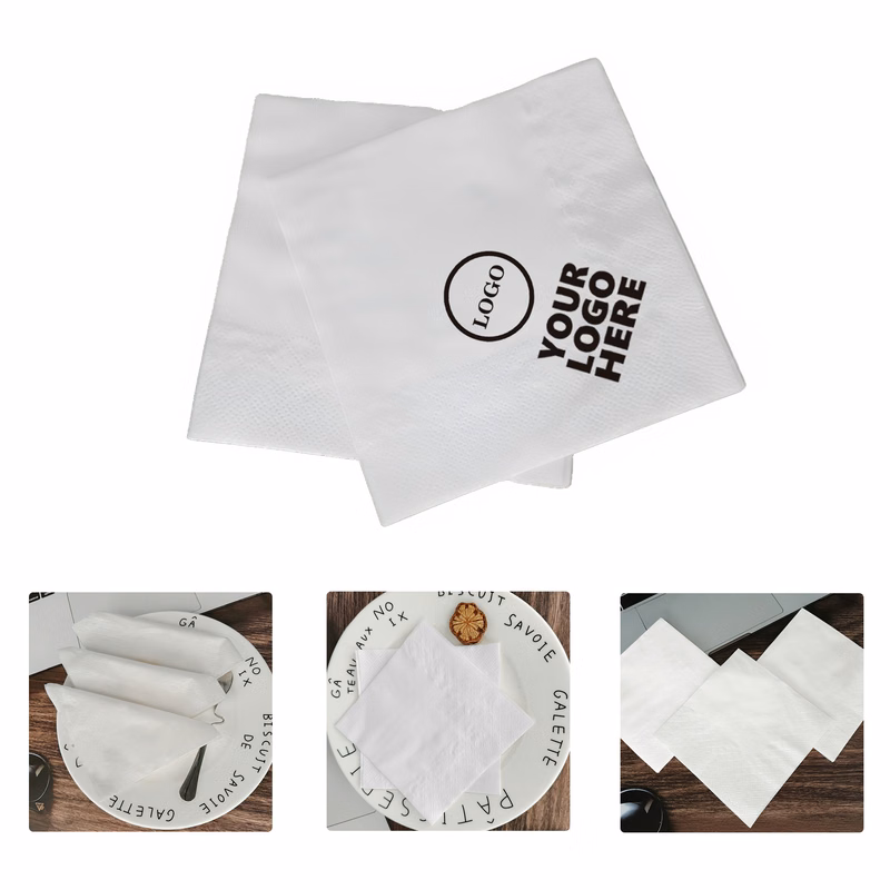 MOQ50 Personalized Napkins With Custom Logo Printing