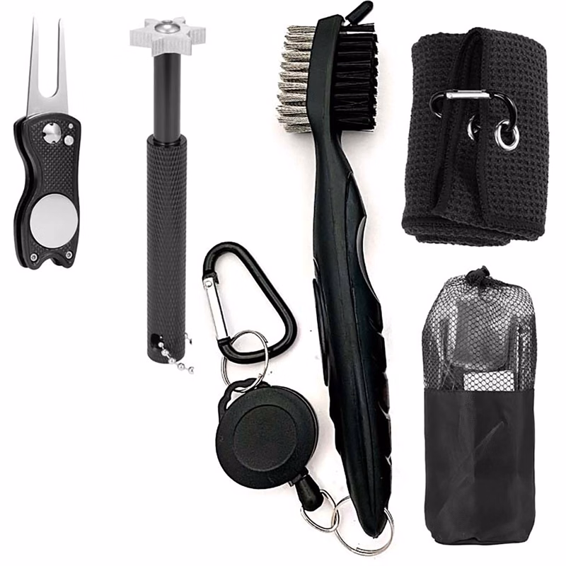 Golf Towel Brush Tool Kit
