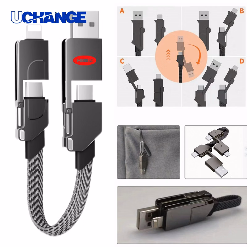 Sixty Watt Six In One Charging Cable