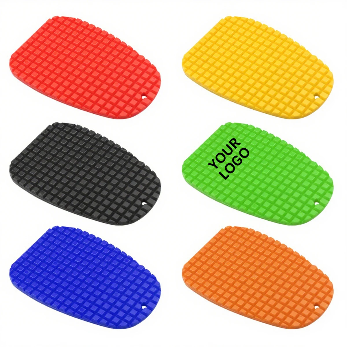 Plastic Kickstand Support Pad Anti Sink Base 2.4" x 3.3" x 0.2" 1