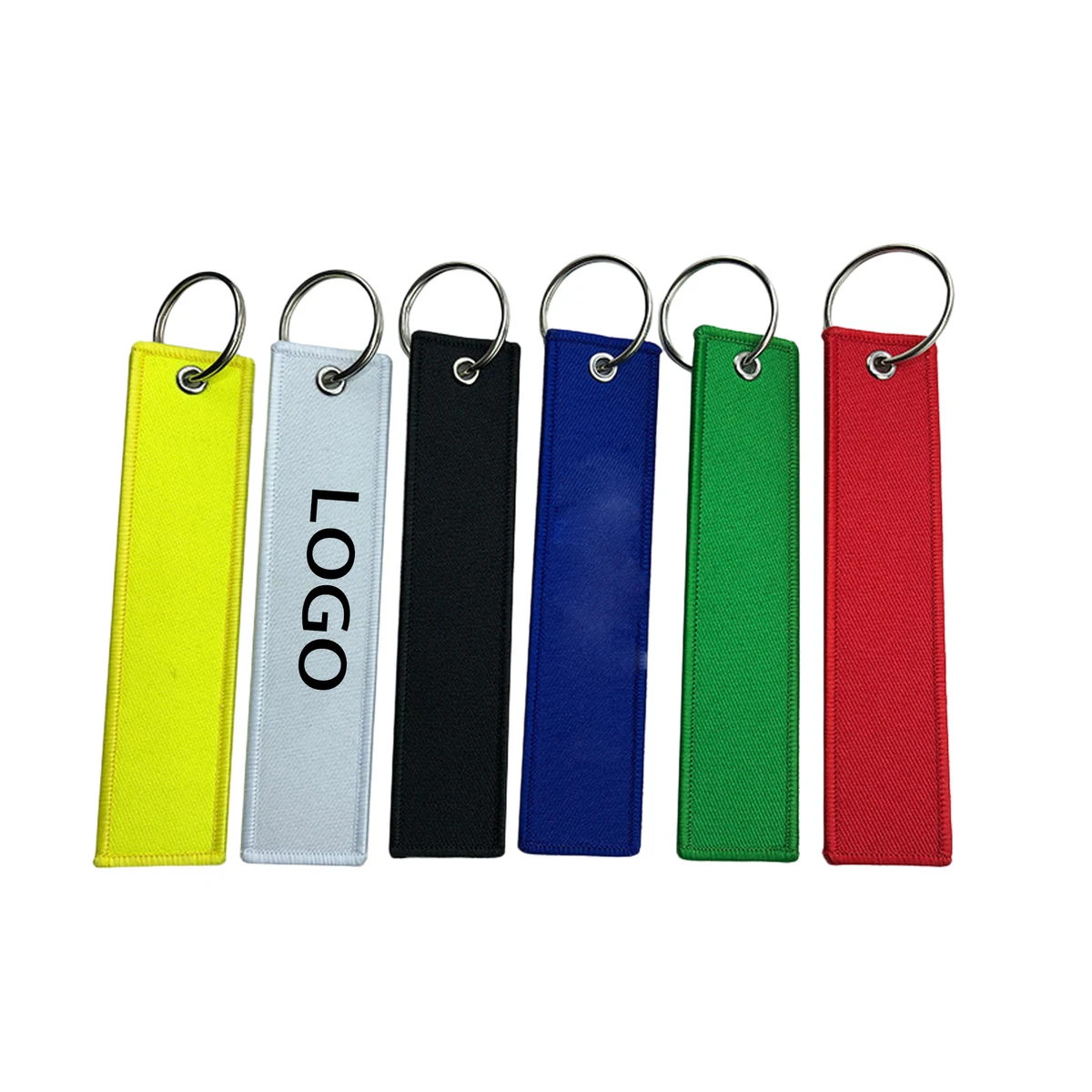 Colorful Cloth Patch Keychain 1