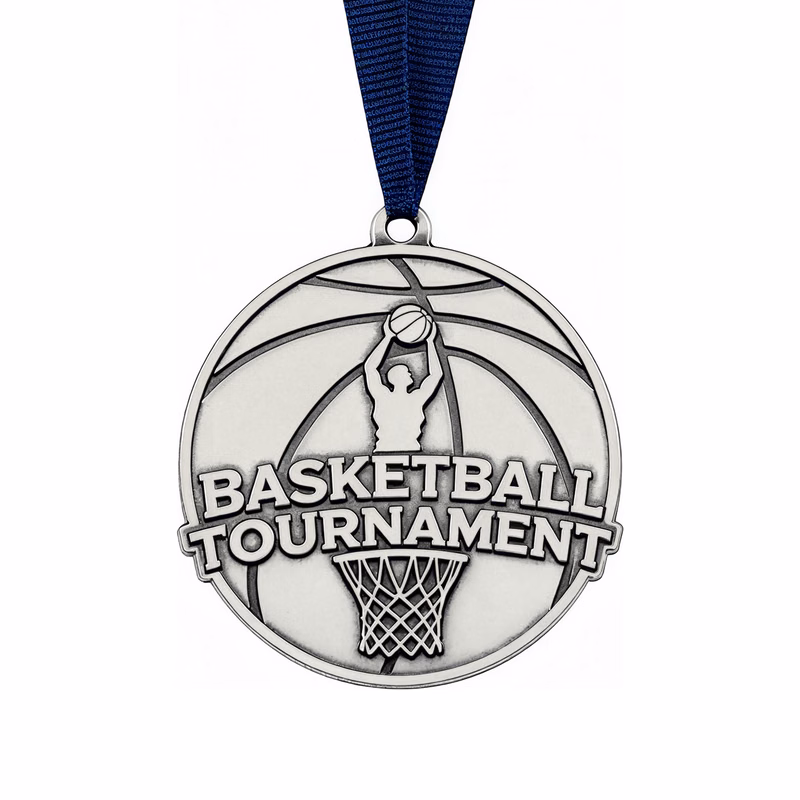 2" Custom Shape Die Struck Medal
