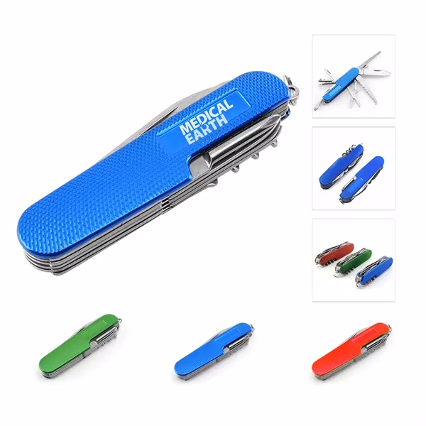 11 Tools Multitool Keychain Pocket Knife