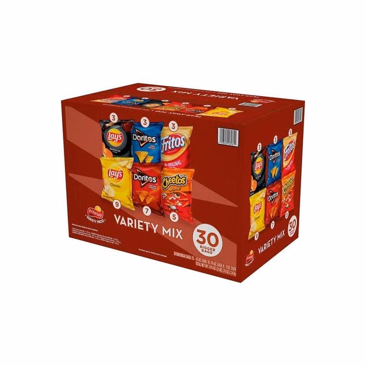 Frito Lay Chips - Classic Mix 1.50 oz 30 Pack