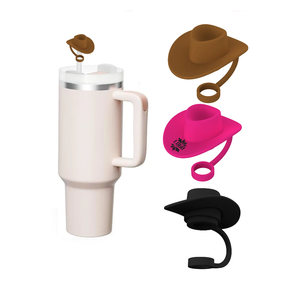 Cowboy Hat Drink Straw Topper 1