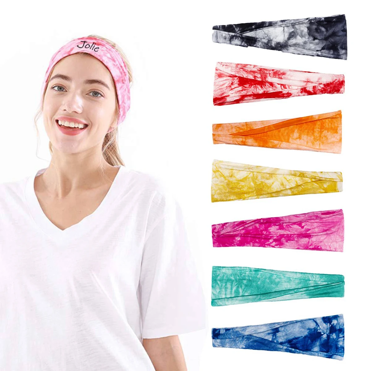 Tie Dye Sports Fitness Headband 1