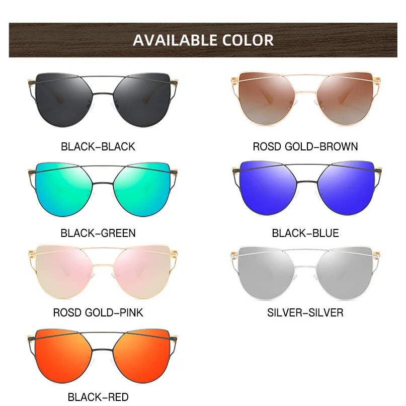 Metal Frame Bamboo Wood Sunglasses 1