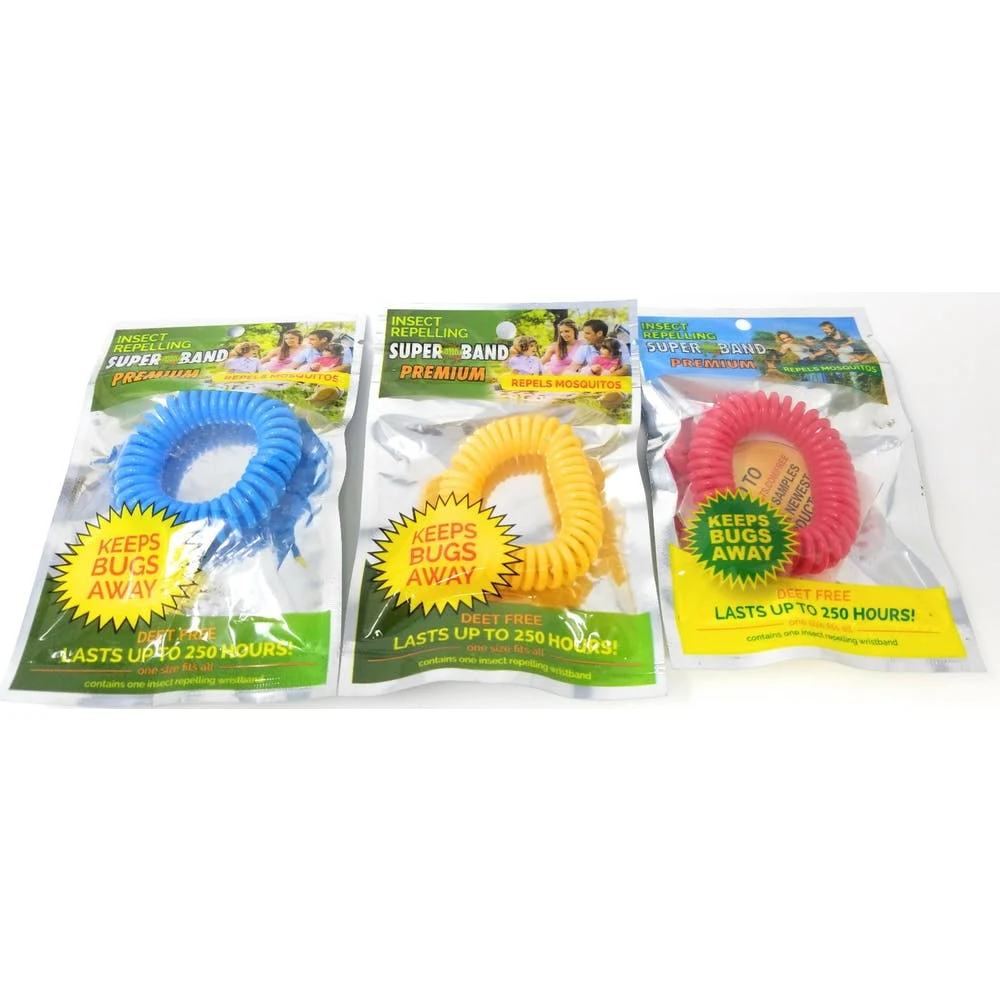 Insect Repelling Bracelets - Assorted Deet Free 1