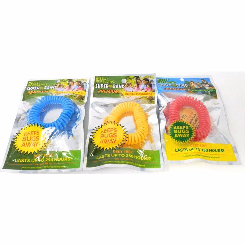 Insect Repelling Bracelets - Assorted Deet Free