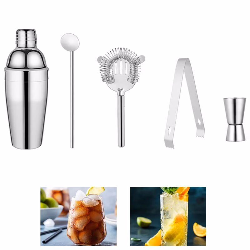 Stainless Steel Cocktail Shaker Bar Set
