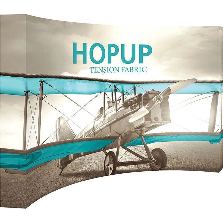 Hopup 13ft. Full Height Curved Display & Fitted Graphic 1