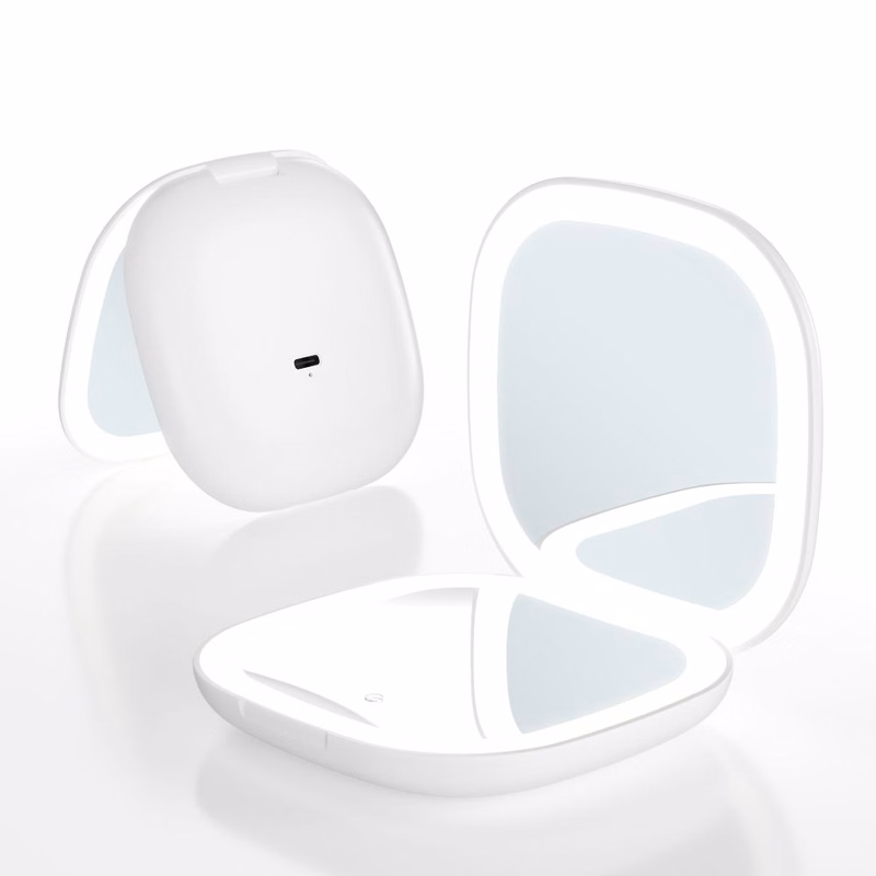 Led Lighted Travel Makeup Mirror