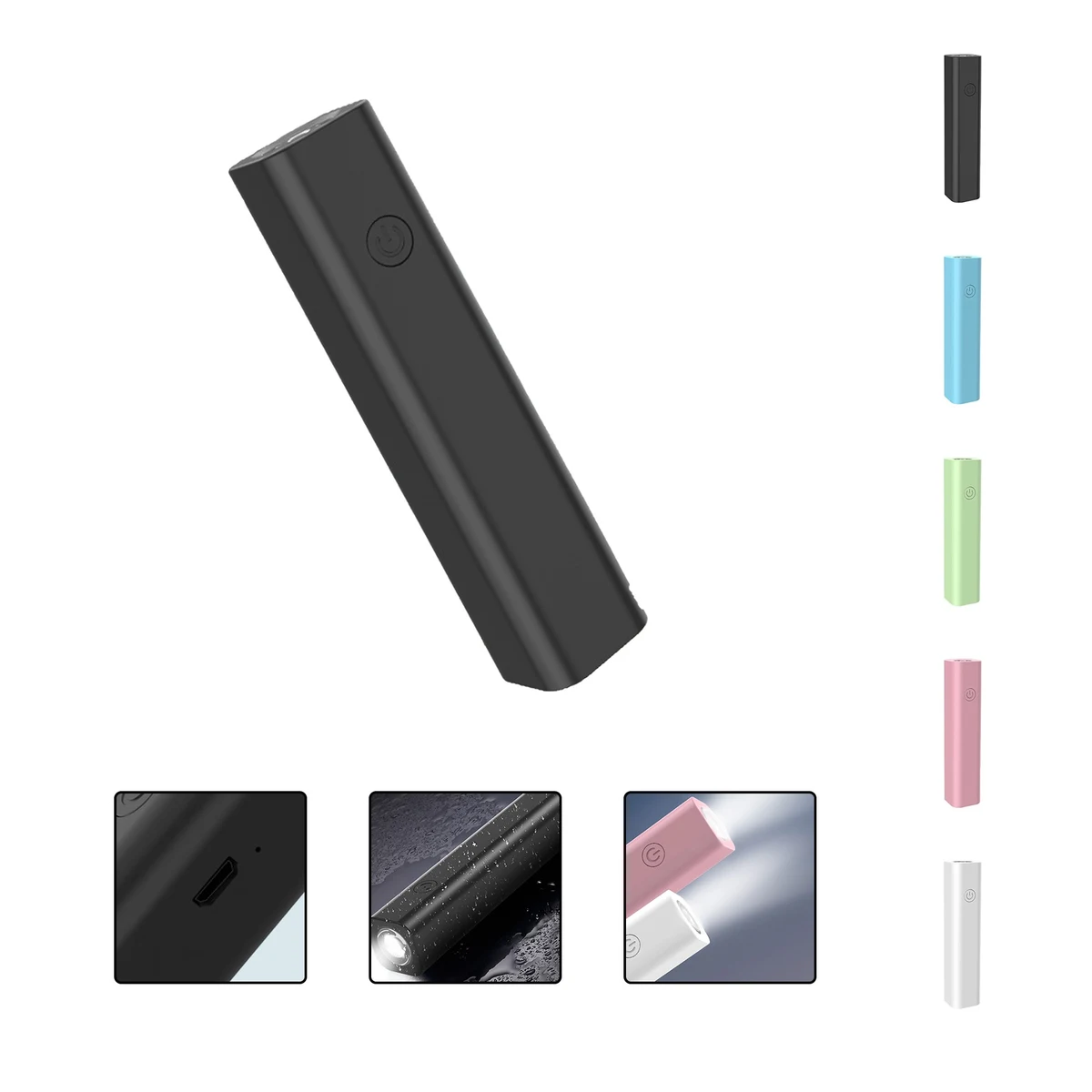 Outdoor Portable Bright Light Mini Flashlight Power Bank 1