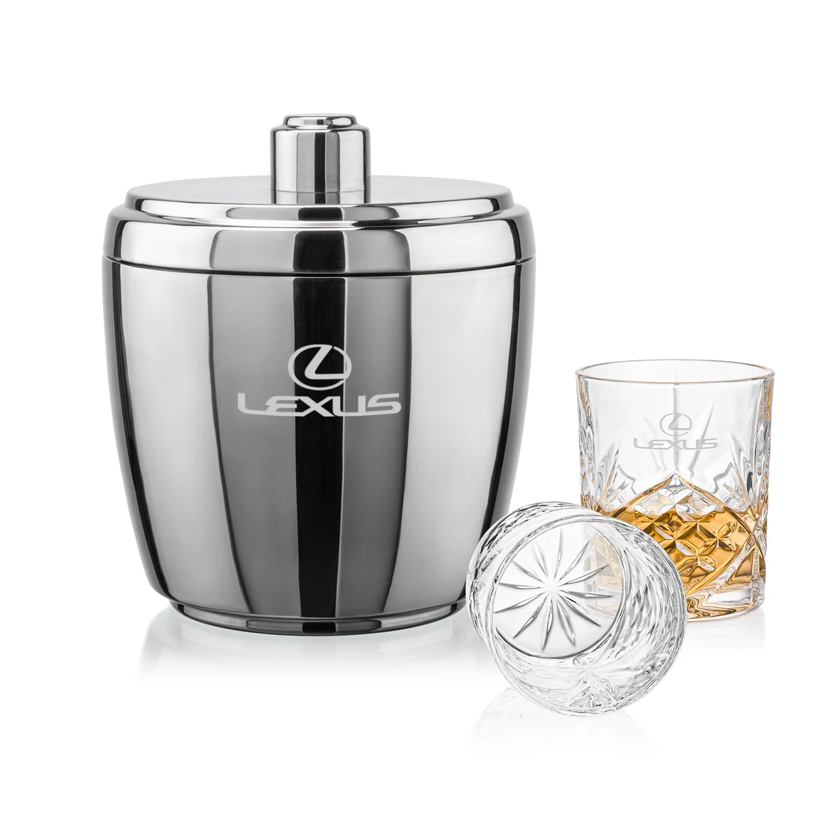 Pescara Ice Bucket & Brinkley On-the-Rocks Set 1