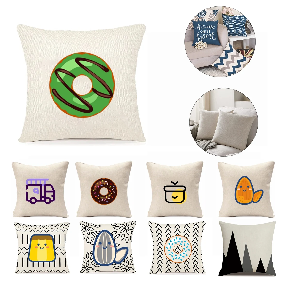18x18 Throw Pillow Covers 1