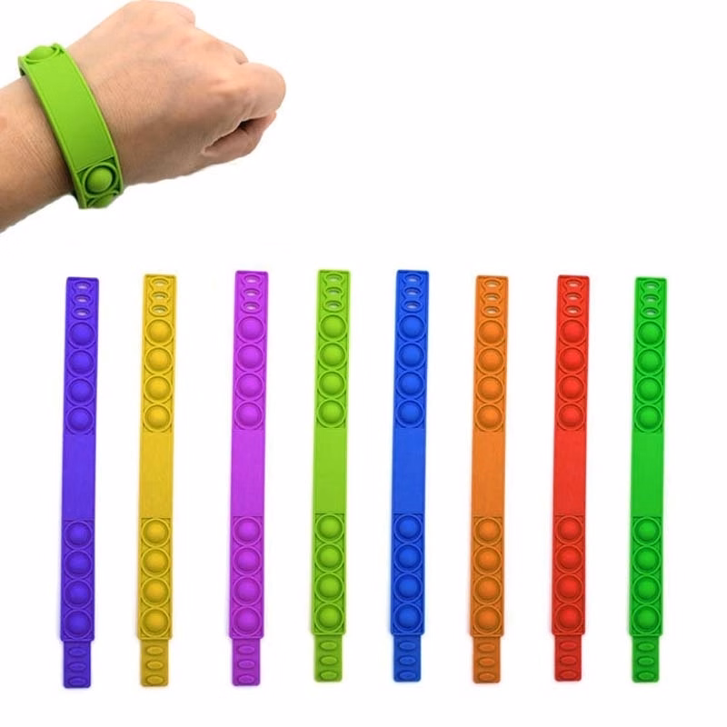Pop Push Bubble Fidget Toy Wristbands