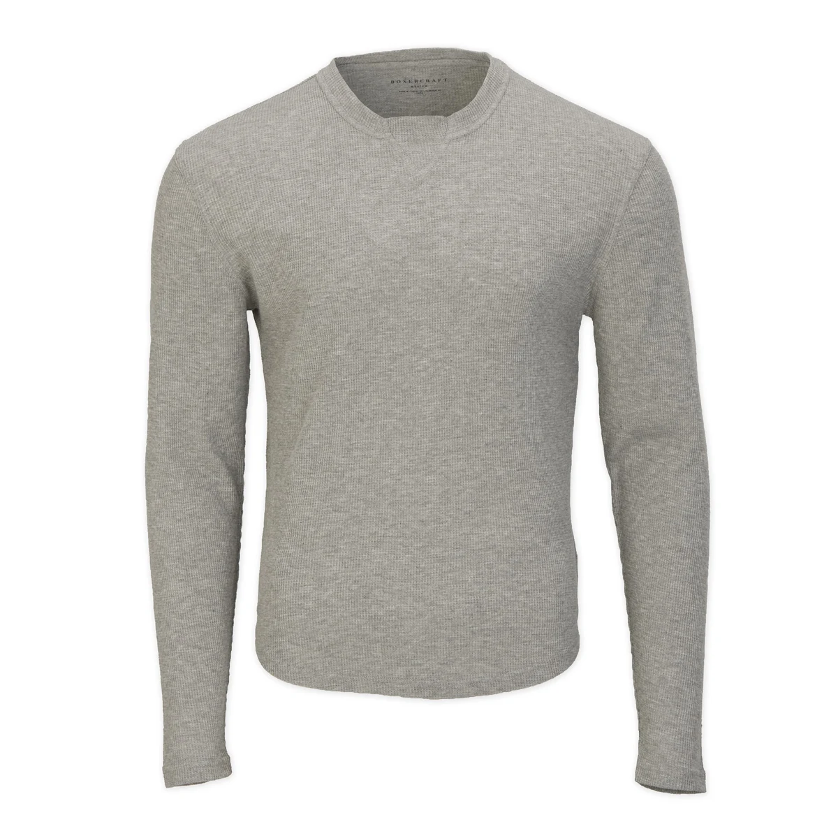BOXERCRAFT MEN'S WAFFLE KNIT LONG SLEEVE TEE 1