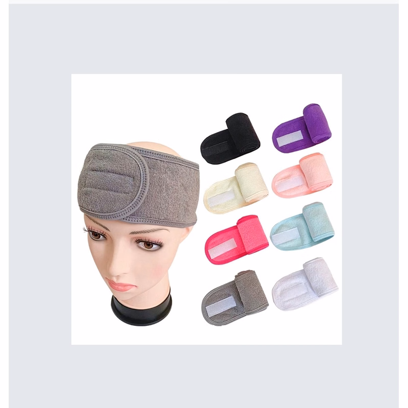 Adjustable SPA Facial Headband Bath Makeup Head Wrap