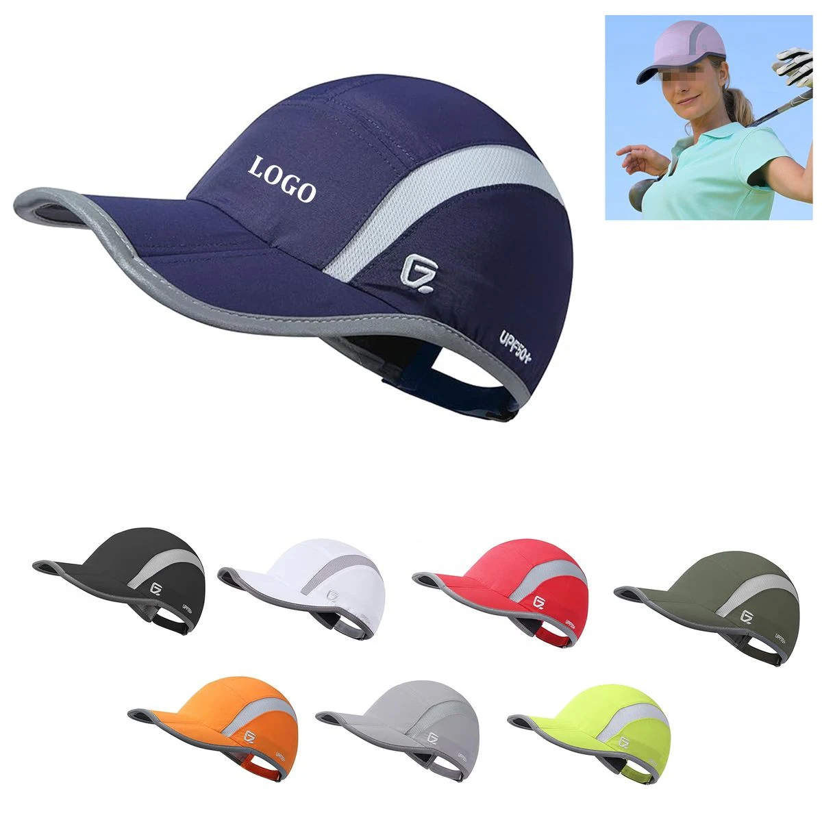 Folding Outdoor Sun Unstructured Protection Sport Hat 1
