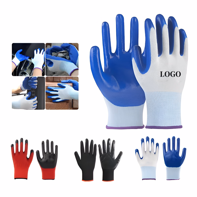 Nylon Nitrile Coated Gloves