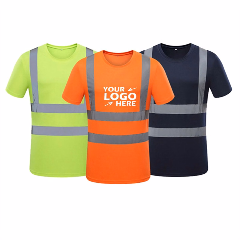 High Visibility Reflective Construction Safety T Shirt