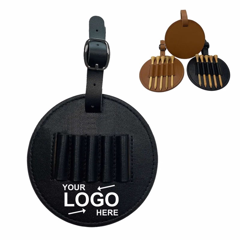 Leather Golf Tee Holder