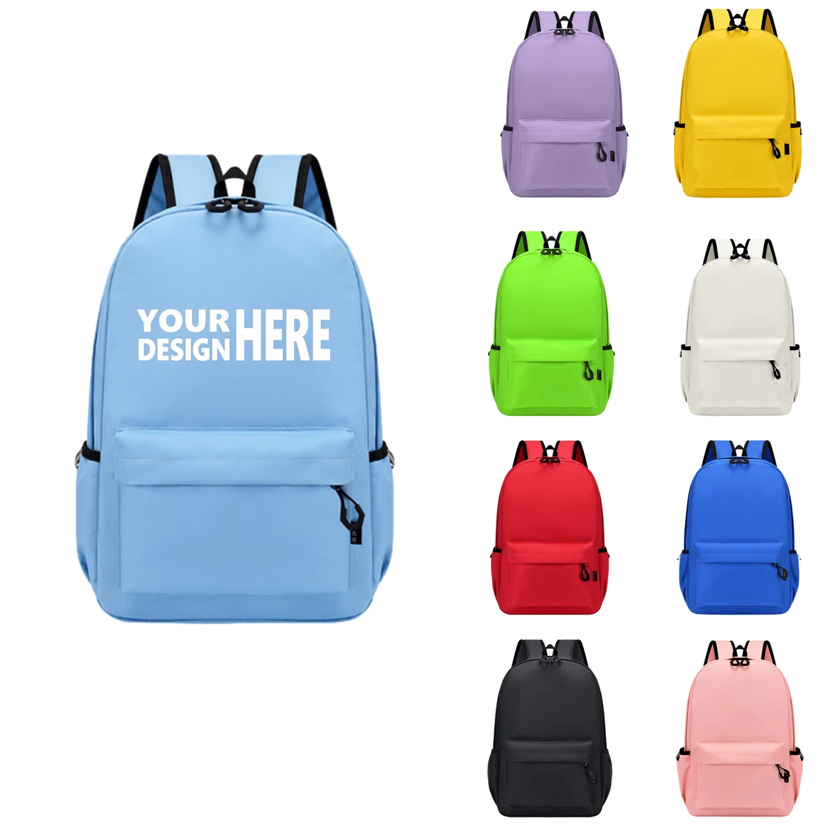Durable Oxford Student Daypack with Front Pocket 1