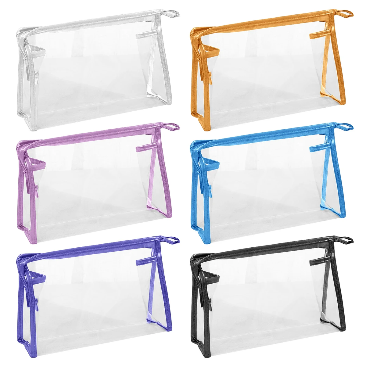Portable Transparent PVC Cosmetic Bags 1