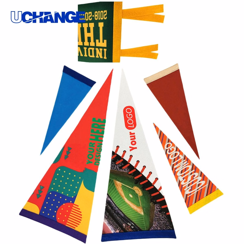 Durable Triangle Felt Pennant Flag