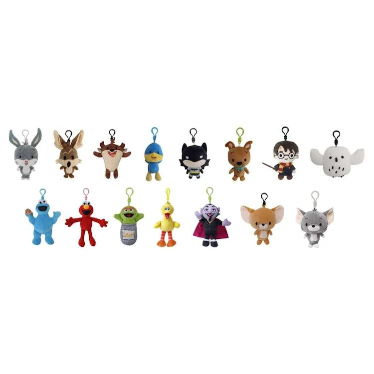 Licensed Character Plush Clips - Assorted 1