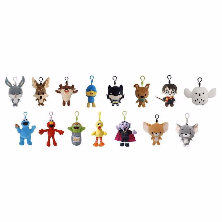 Licensed Character Plush Clips - Assorted