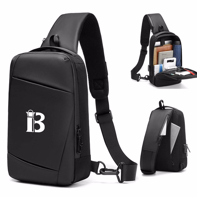 Large Capacity Oxford Spun Waterproof Crossbody Bag