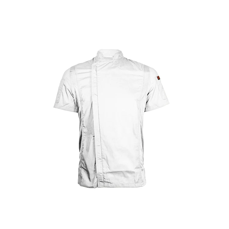 Men's Short Sleeve Modern Chef Coat (BLANK) 1
