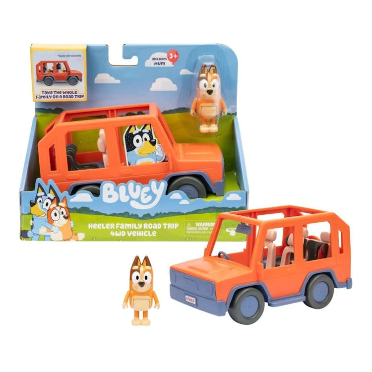 Bluey Heeler Family Road Trip Vehicles 1