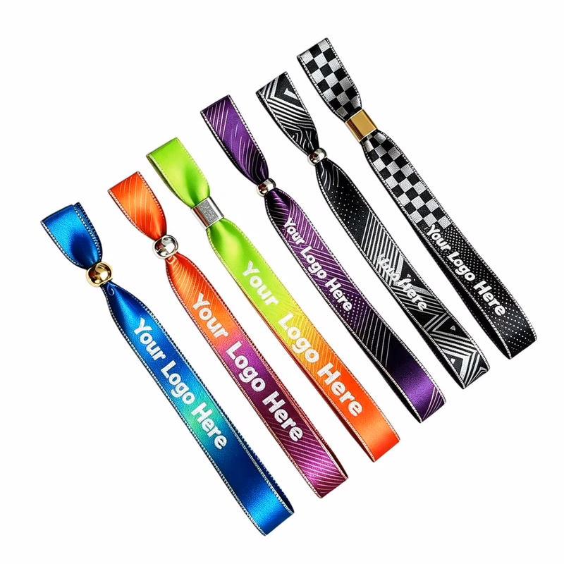 Double-Sided Printed Fabric Event Wristband
