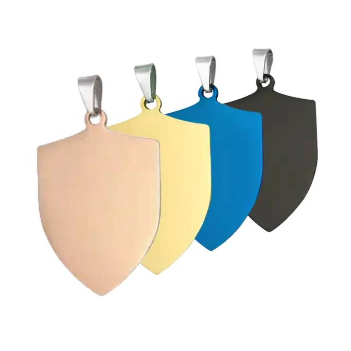 Shield Stainless Steel Pet Tag 1