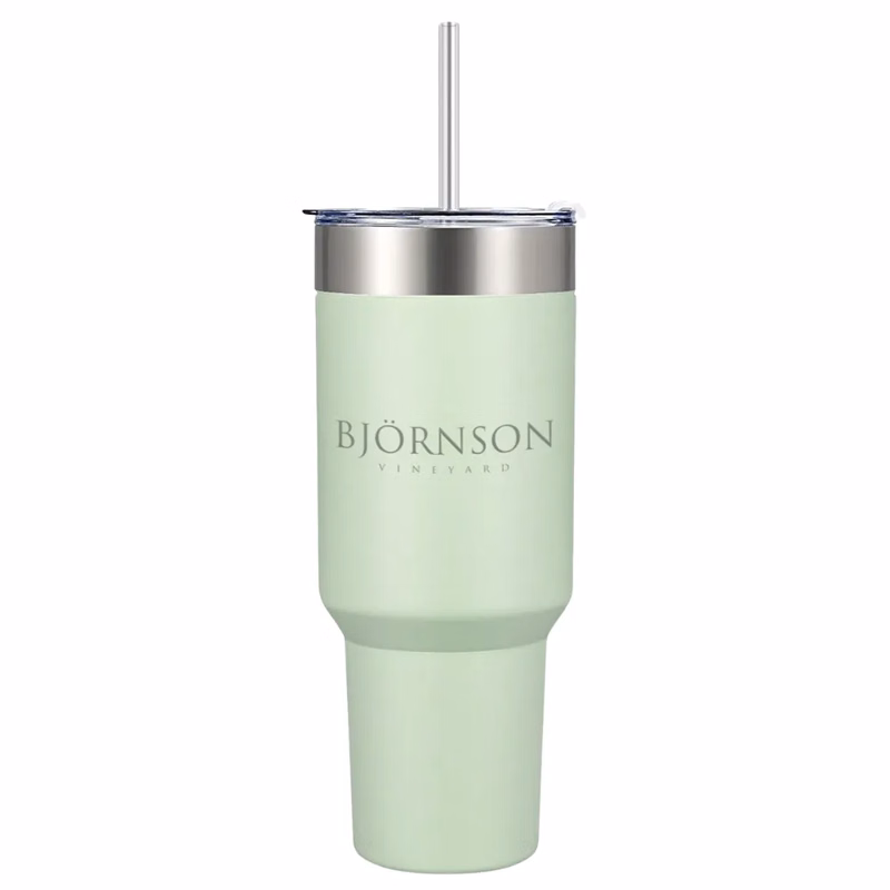 40oz. Insulated Tumbler with Straw