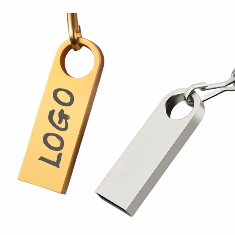 32GB Metal USB Flash Drive with Key Ring