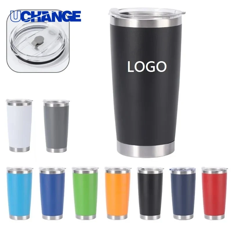 20oz Double-Walled Stainless Steel Car Cup for Travel 1