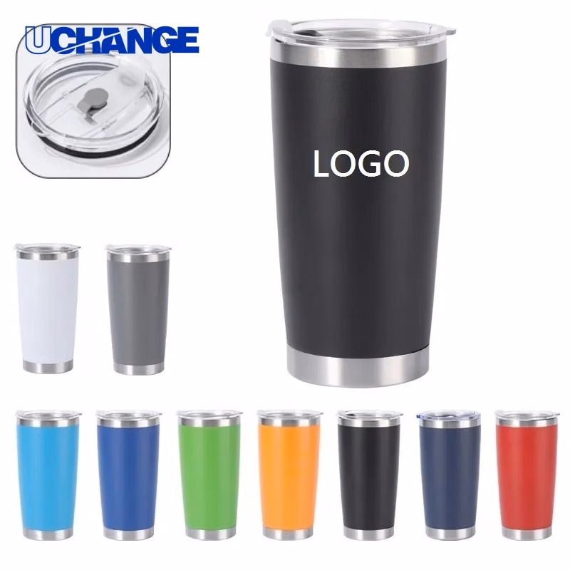 20oz Double-Walled Stainless Steel Car Cup for Travel