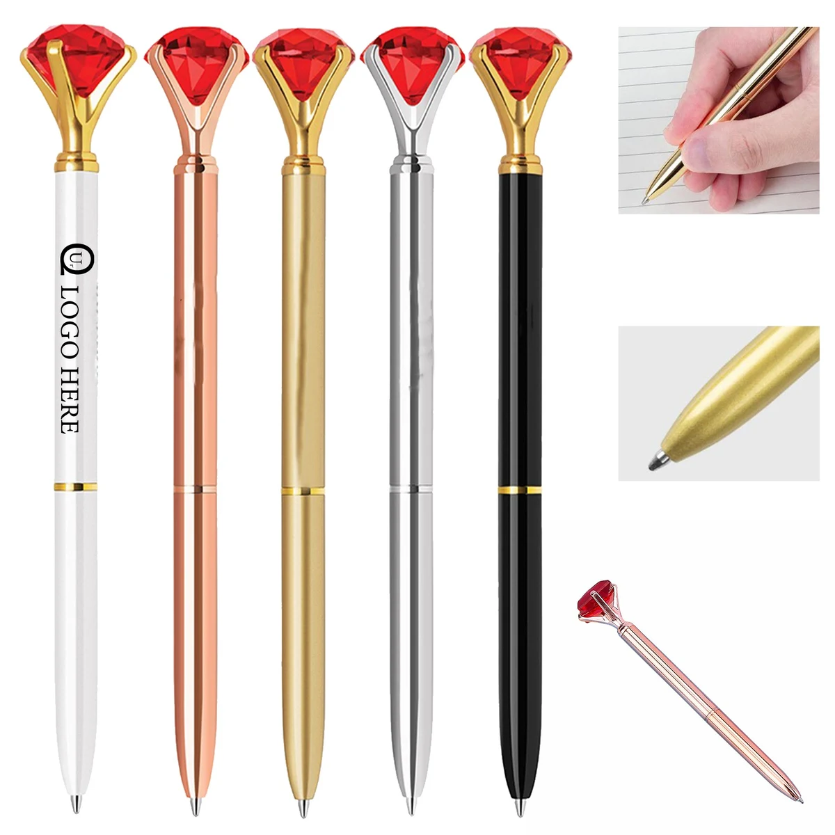 Ruby Color Diamond Pen 1