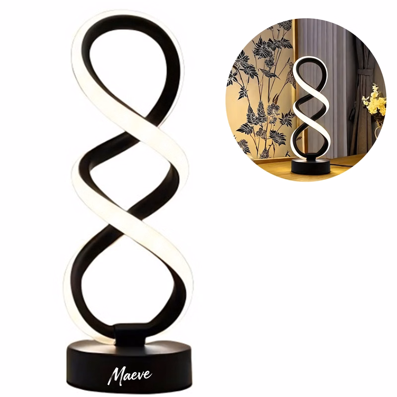 Spiral LED Table Lamp