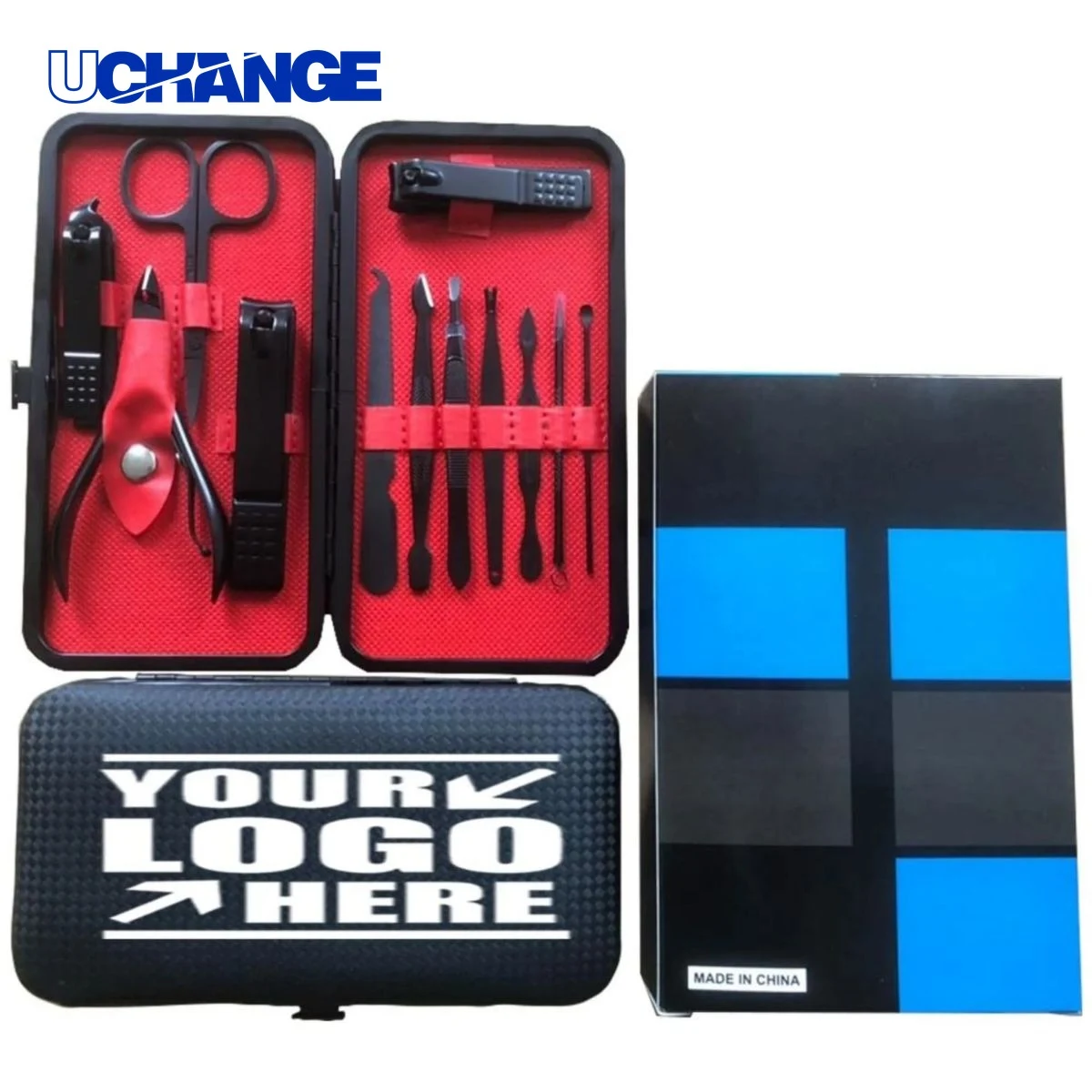 12 Pcs Portable Stainless Steel Manicure Set 1