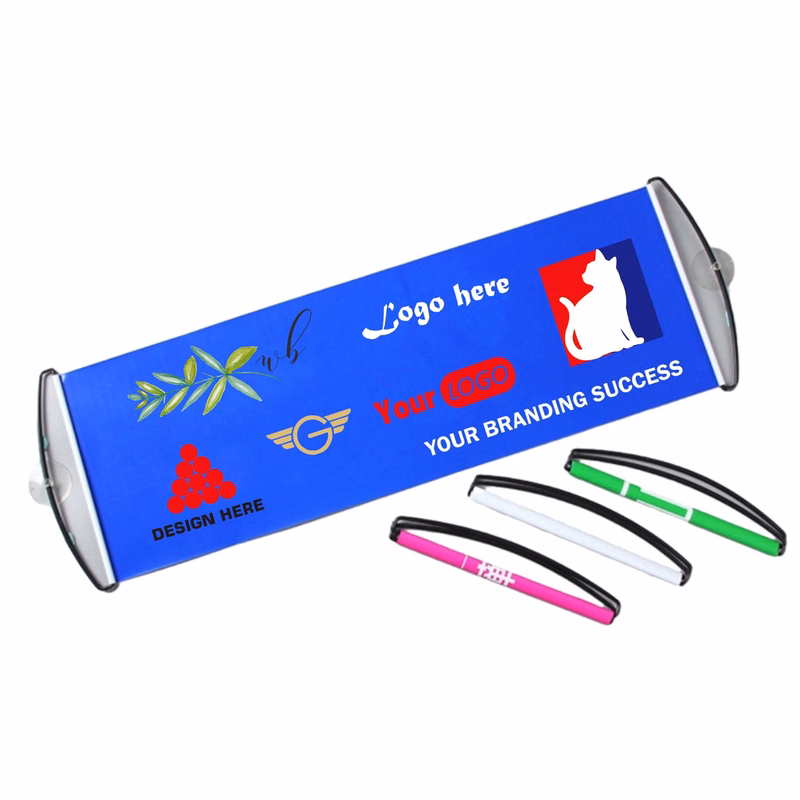Retractable Handheld Banner 9.5" x 27.5"