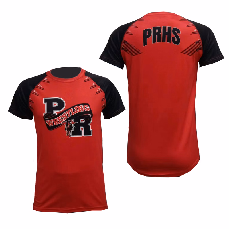 Men's Wrestling Stretch Polyester Top