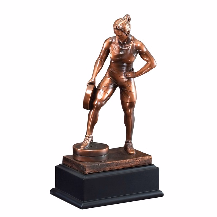 Female Body Builder Resin Sculpture